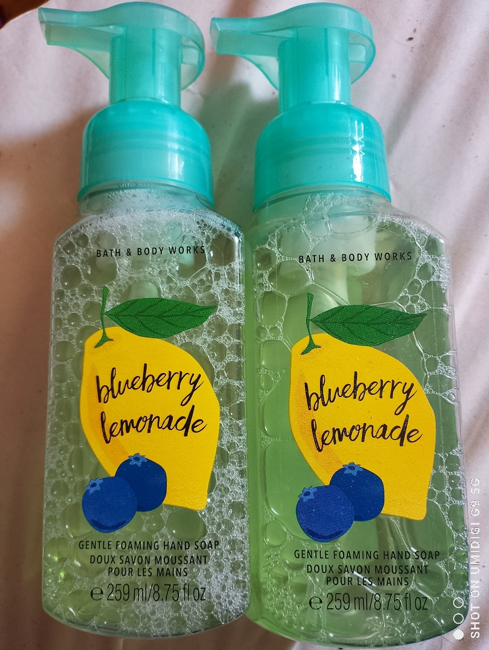 Bath & Body Works Blueberry Lemonade Foaming Hand Soap - X2